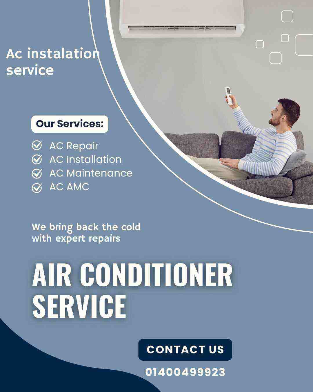 ac installation diabari.